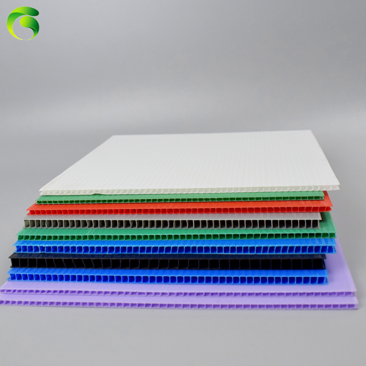 polypropylene corrugated plastic sheets factory