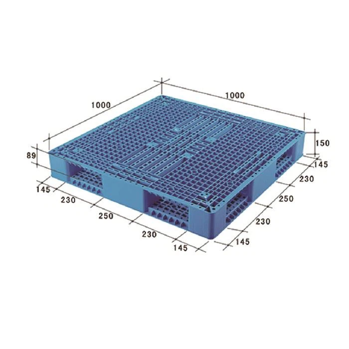 1200*1000 *150mm HDPE/PP Material Euro Plastic Pallets